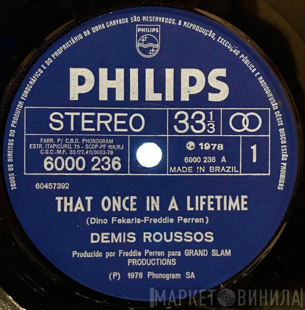 Demis Roussos  - That Once In A Lifetime