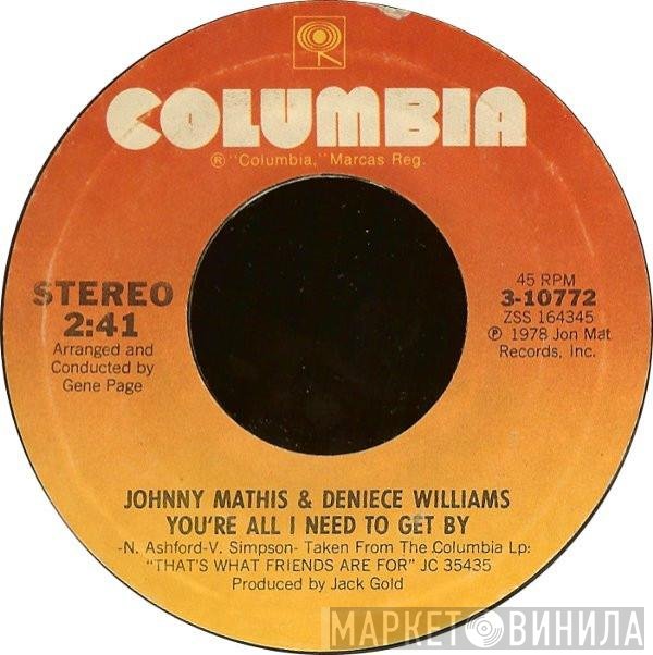 Deniece Williams, Johnny Mathis - You're All I Need To Get By / You're A Special Part Of My Life