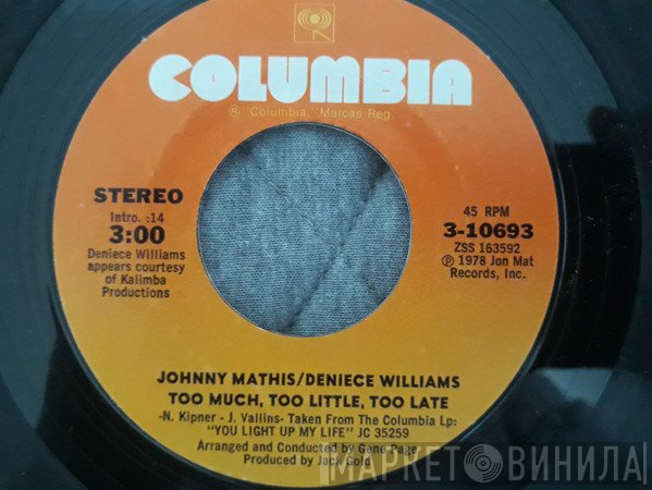 Deniece Williams, Johnny Mathis - Too Much, Too Little, Too Late
