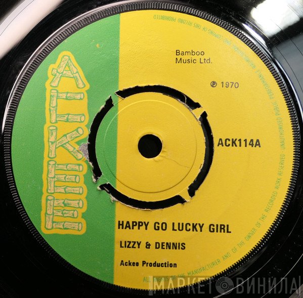 Dennis Alcapone, Dave Barker , Lizzy, Bobby James  - Happy Go Lucky Girl / Sammy
