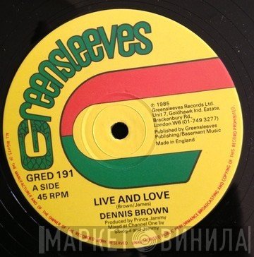 Dennis Brown - Live And Love
