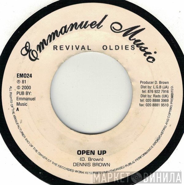 Dennis Brown  - Open Up