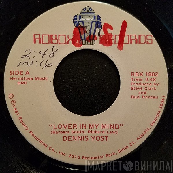Dennis Yost - Lover In My Mind