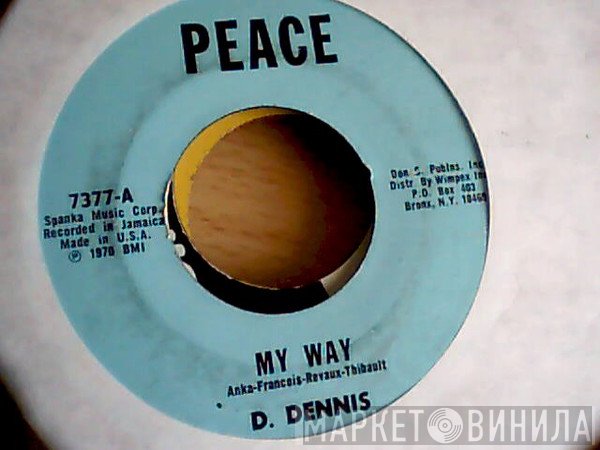 Denzil Dennis  - My Way
