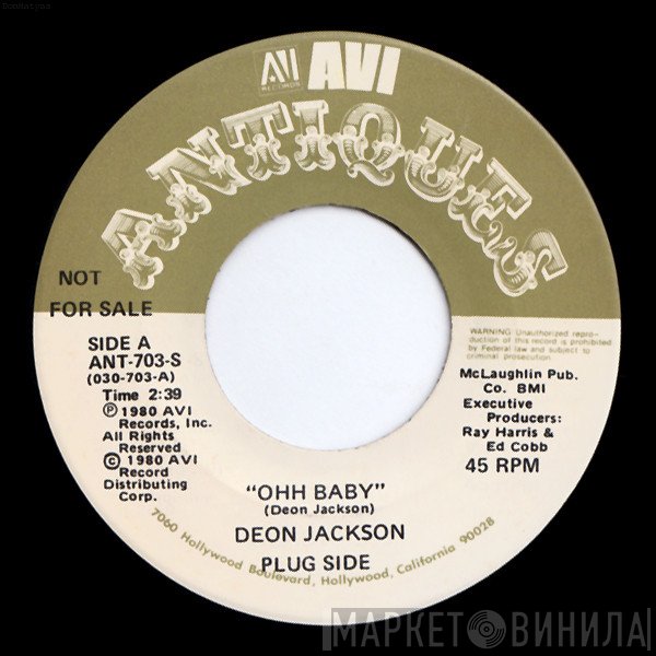 Deon Jackson - Ohh Baby / When Your Love Has Gone