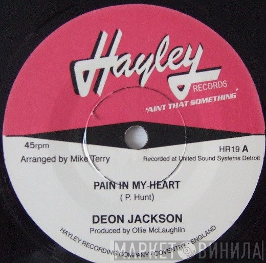 Deon Jackson - Pain In My Heart