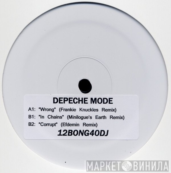 Depeche Mode  - Wrong / In Chains / Corrupt