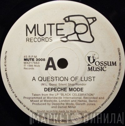 Depeche Mode  - A Question Of Lust