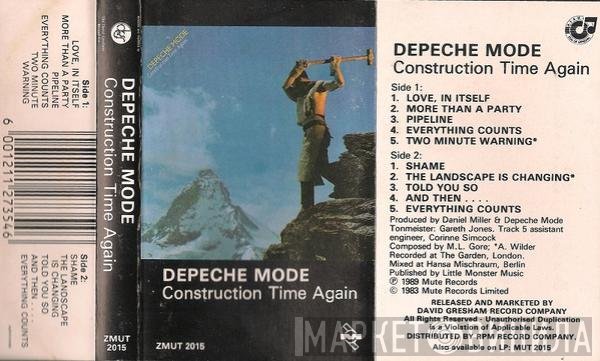 Depeche Mode  - Construction Time Again