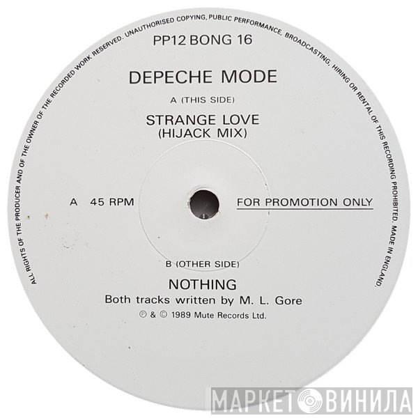 Depeche Mode - Strangelove (Hijack Mix)
