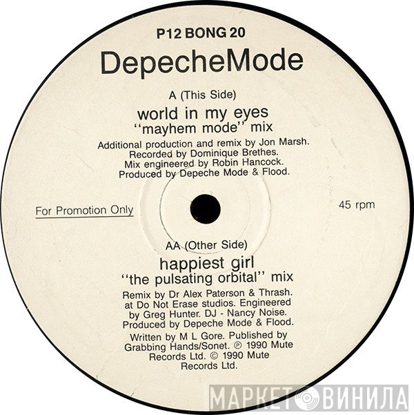 Depeche Mode - World In My Eyes / Happiest Girl
