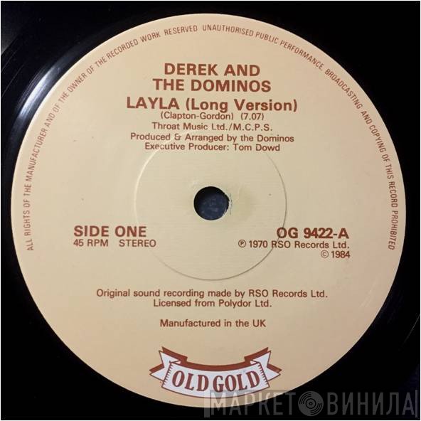 Derek & The Dominos / Eric Clapton  - Layla / Only You Know And I Know