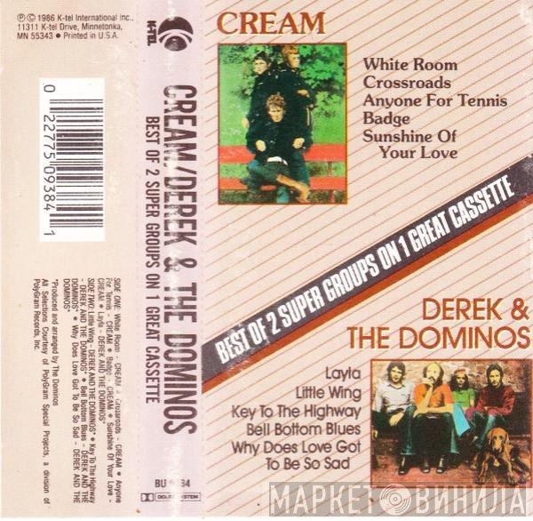 Derek & The Dominos, Cream  - Best Of 2 Super Groups On 1 Great Cassette