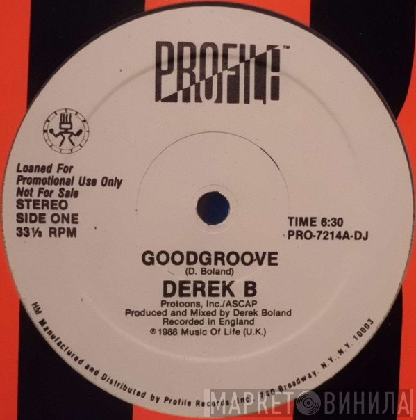 Derek B - Goodgroove