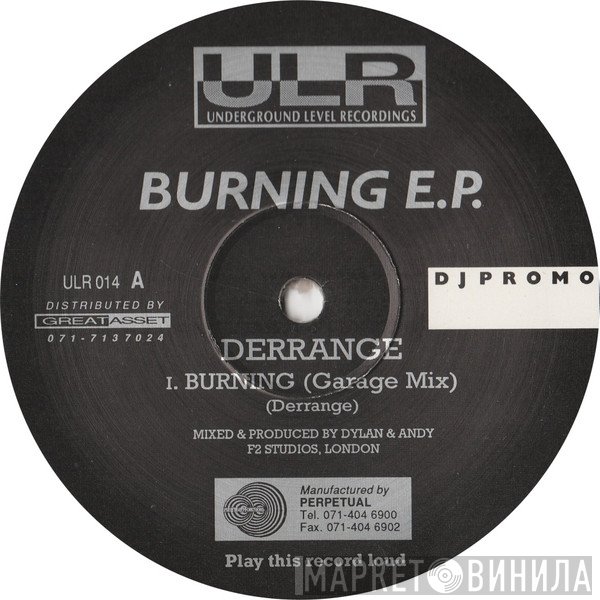 Derrange - Burning EP