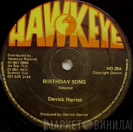 Derrick Harriott - Birthday Song / I'm Your Puppet