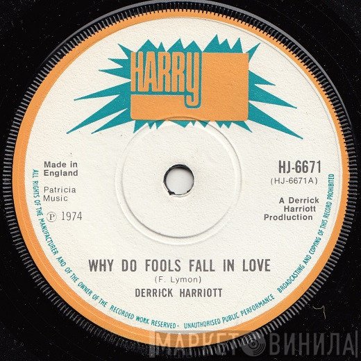Derrick Harriott  - Why Do Fools Fall In Love