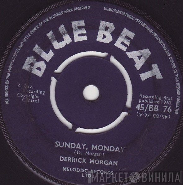 Derrick Morgan - Sunday, Monday / Be Still