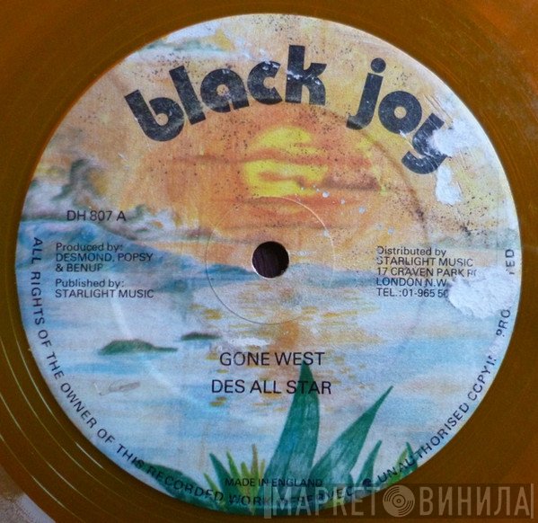 Des All Stars - Gone West / West Side