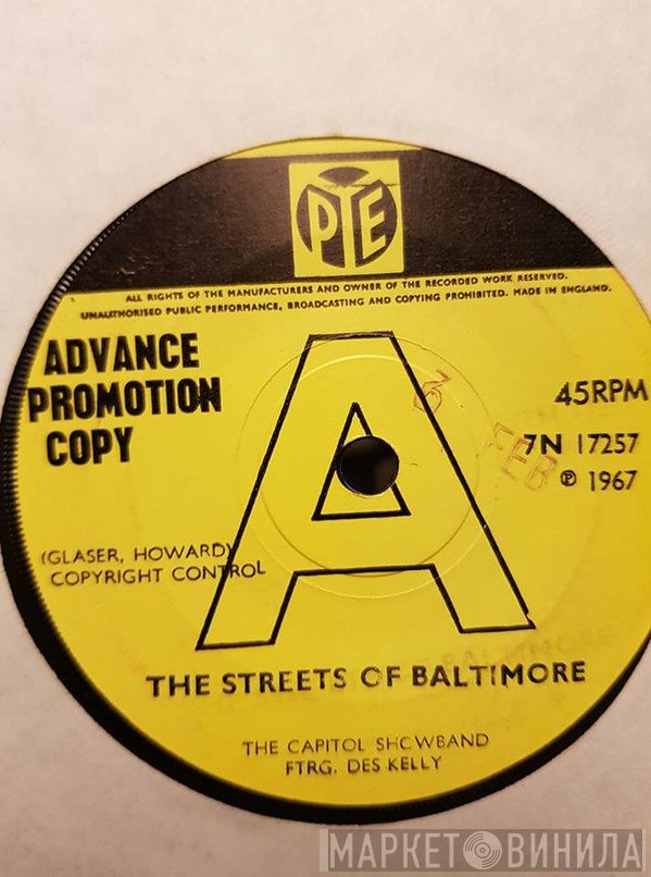 Des Kelly, The Capitol Showband - The Streets Of Baltimore / McAlpine's Fusiliers 