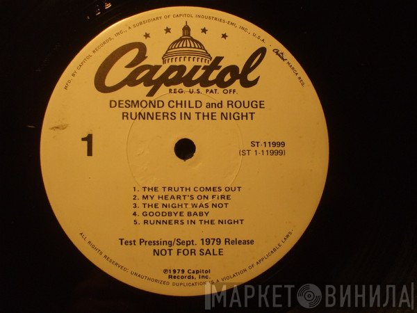 Desmond Child And Rouge  - Runners In The Night