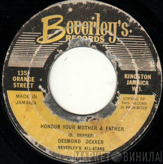Desmond Dekker, Beverley's All Stars - Honour Your Mother & Father / Madgie