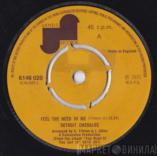 Detroit Emeralds - Feel The Need In Me