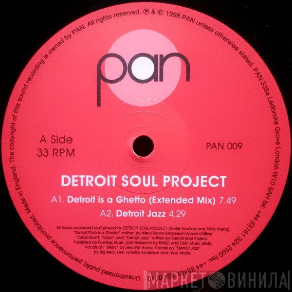 Detroit Soul Project - Detroit Is A Ghetto