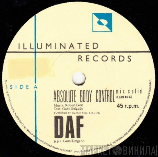 Deutsch Amerikanische Freundschaft  - Absolute Body Control