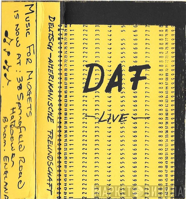 Deutsch Amerikanische Freundschaft  - DAF Live