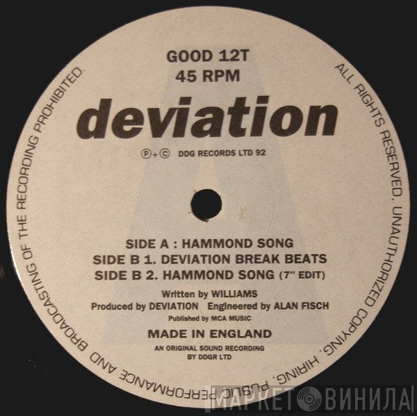 Deviation - Hammond Song