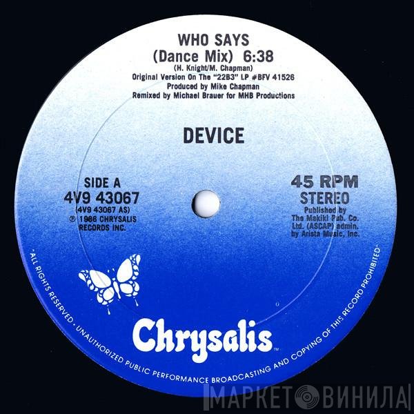 Device  - Who Says