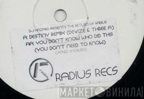 Devize & 3A, You Don't Need To Know - Destiny (Remix) / You Don’t Know Who Did This