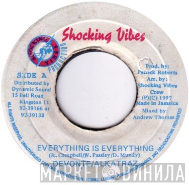 Devonte, Snagga Puss, Alkatraz  - Everything Is Everything / Good Hygiene