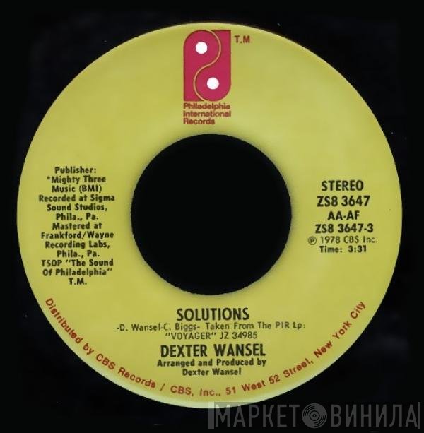 Dexter Wansel  - Solutions / I'm In Love