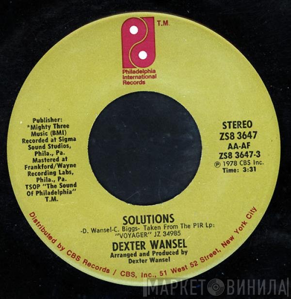 Dexter Wansel - Solutions / I'm In Love