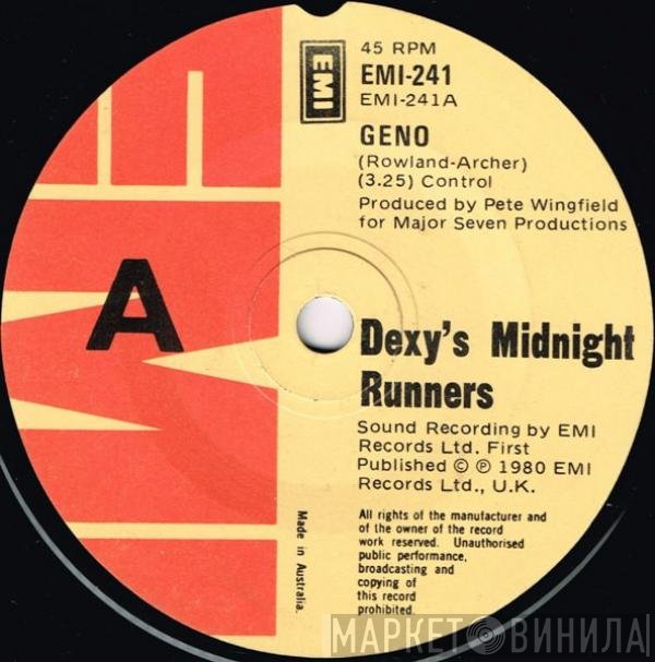 Dexys Midnight Runners  - Geno