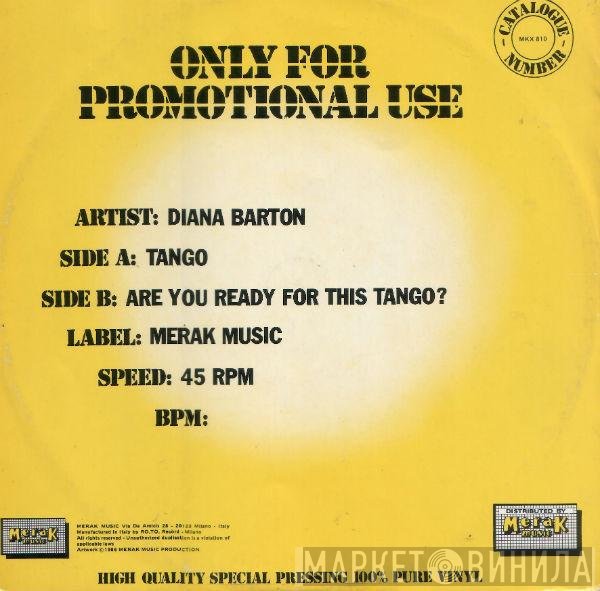 Diana Barton  - Tango