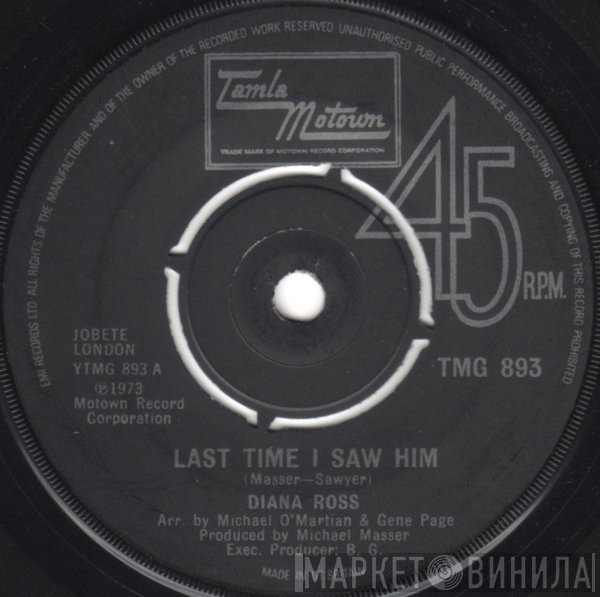 Diana Ross - Last Time I Saw Him