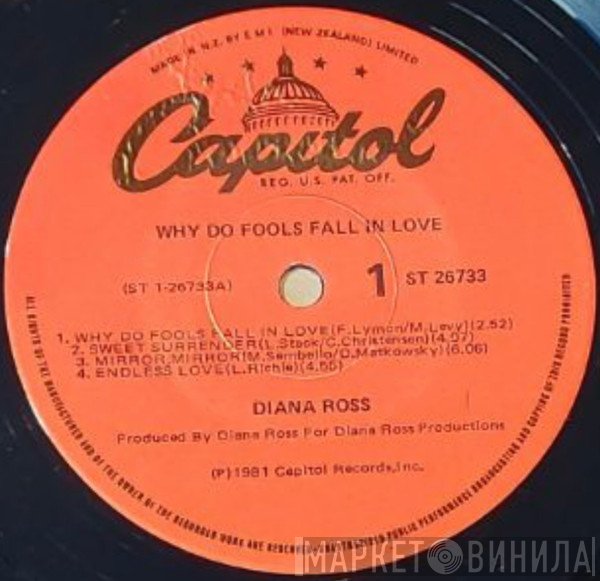 Diana Ross  - Why Do Fools Fall In Love