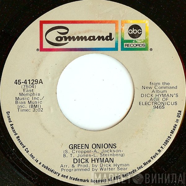 Dick Hyman - Green Onions / Aquarius