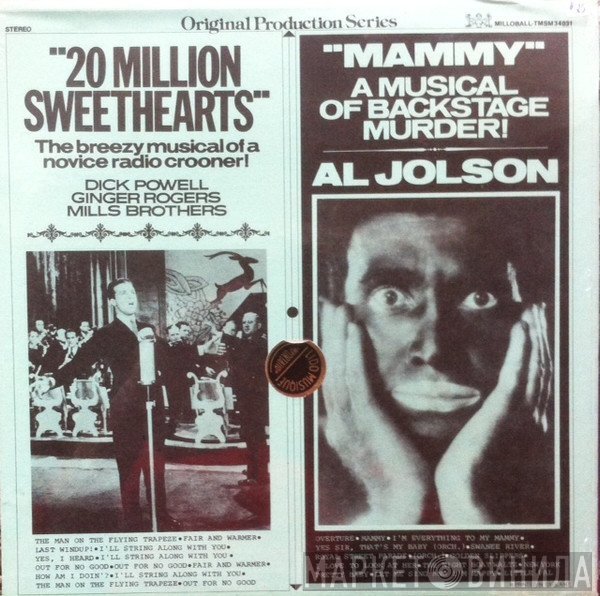Dick Powell , Ginger Rogers, The Mills Brothers, Al Jolson - 20 Million Sweethearts & Mammy