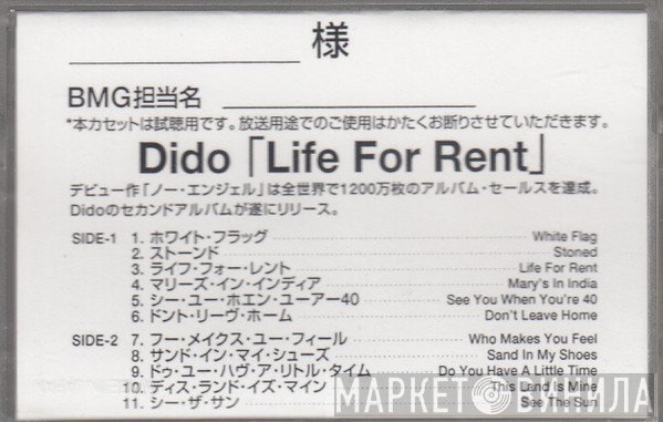 Dido  - Life For Rent