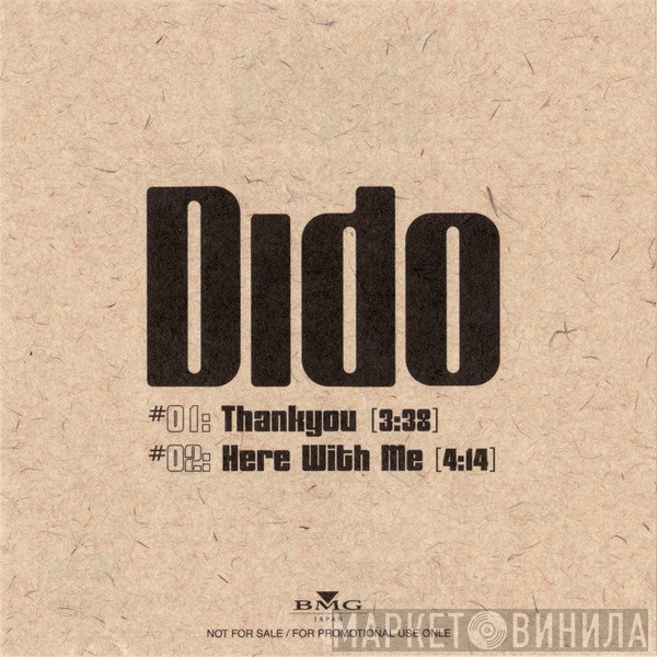 Dido - Thankyou / Here With Me