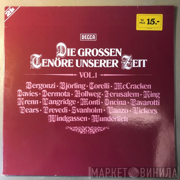  - Die Grossen Tenöre Unserer Zeit - Vol. 1