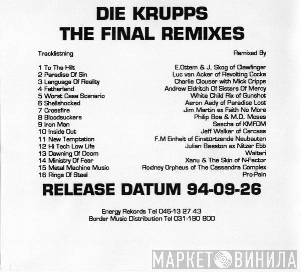 Die Krupps  - The Final Remixes