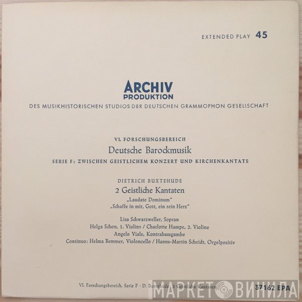 Dieterich Buxtehude - 2 Geistliche Kantaten