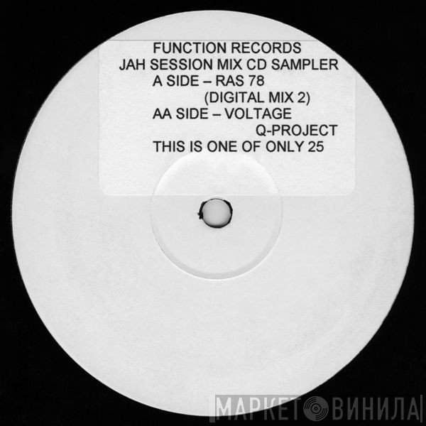 Digital / Q Project  - Jah Sessions Mix CD Sampler