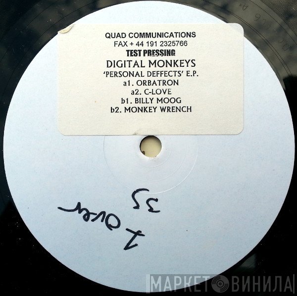 Digital Monkeys - Personal Deffects E.P.