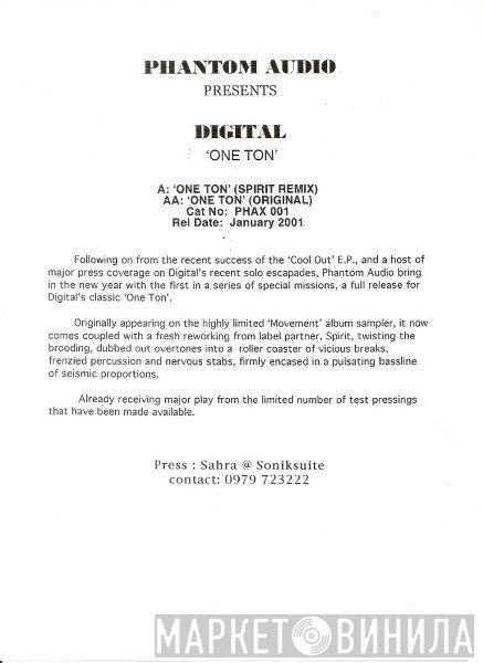 Digital  - One Ton